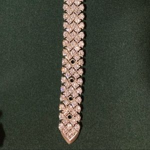 Sterling silver CZ tennis bracelet